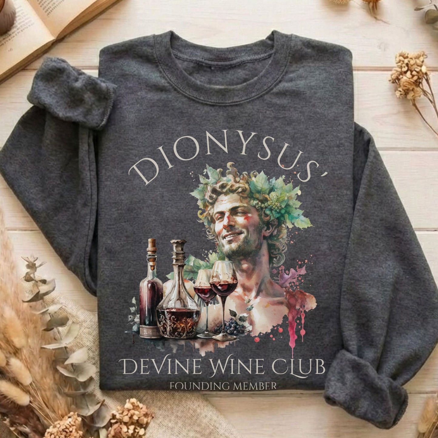 Sweatshirt Dark Heather / S Design 273 Crewneck Sweatshirt The Mystic Eden