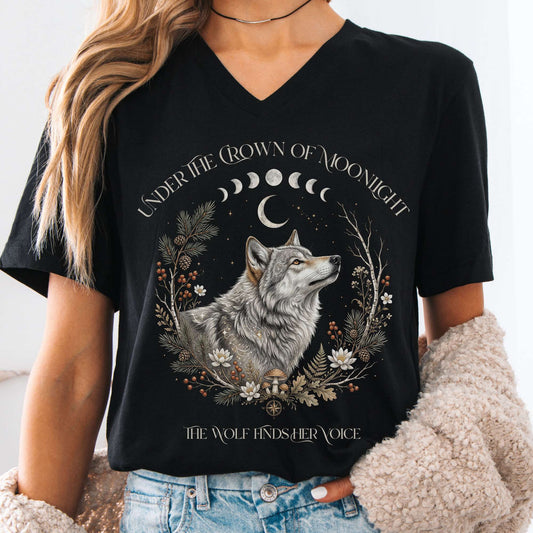 V-neck Black / S Design 318 V-Neck The Mystic Eden