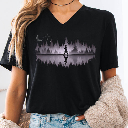 V-neck Black / S Design 299 V-Neck The Mystic Eden