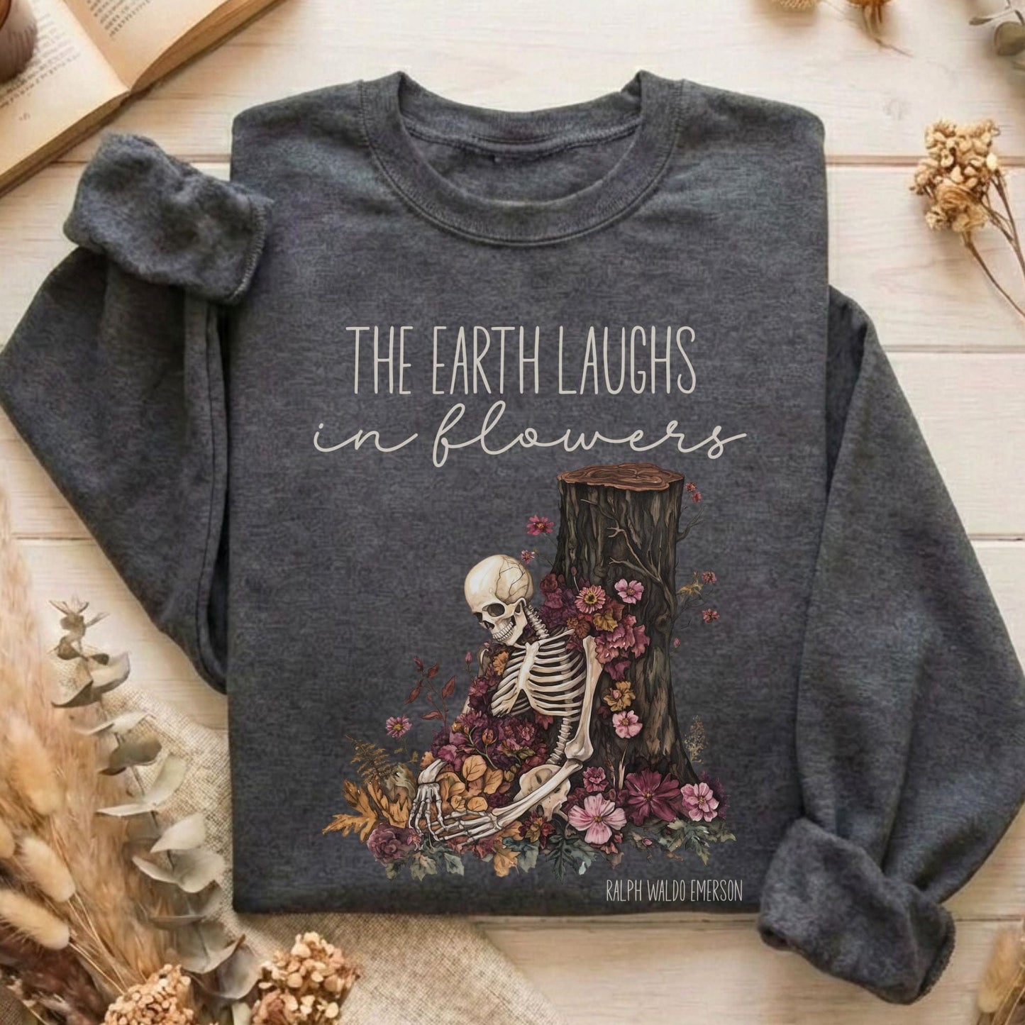 Sweatshirt Dark Heather / S Design 239 Crewneck Sweatshirt The Mystic Eden
