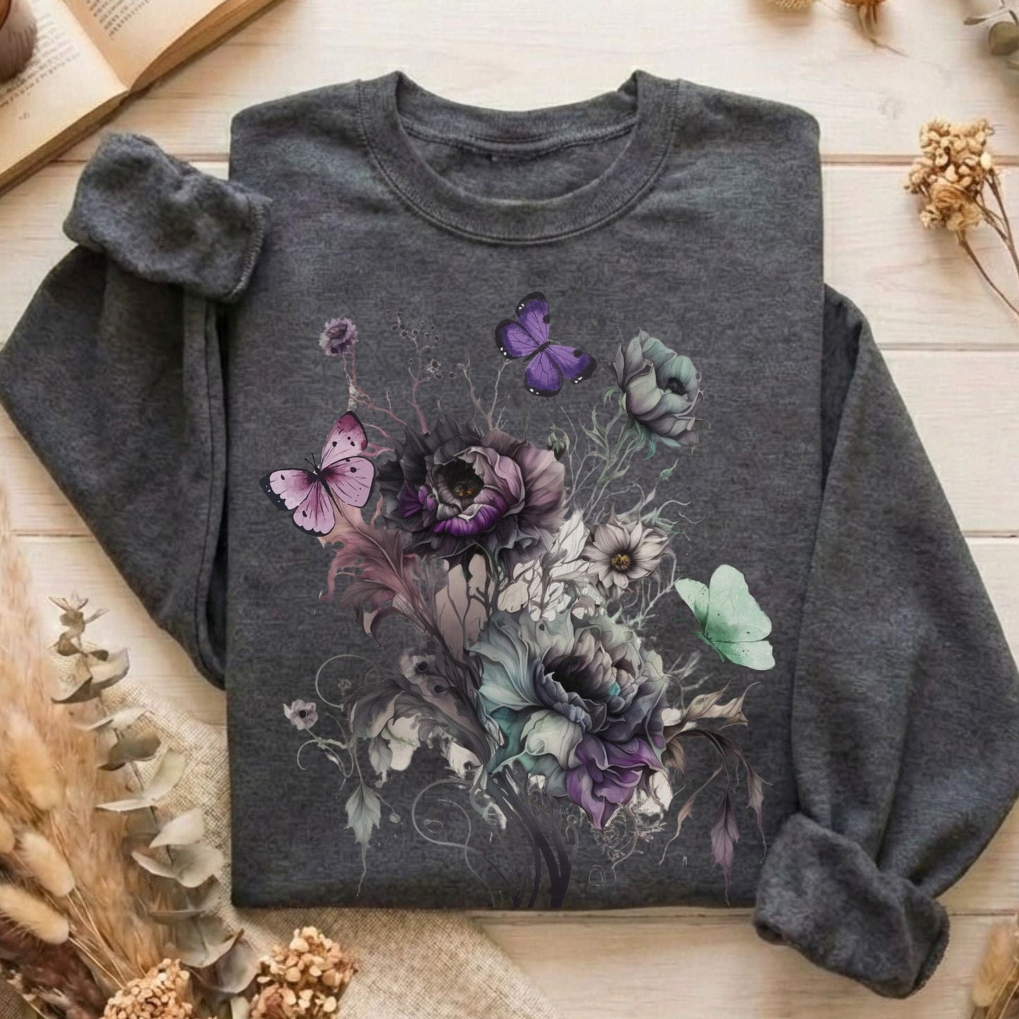 Sweatshirt Dark Heather / S Design 48 Sweatshirt The Mystic Eden