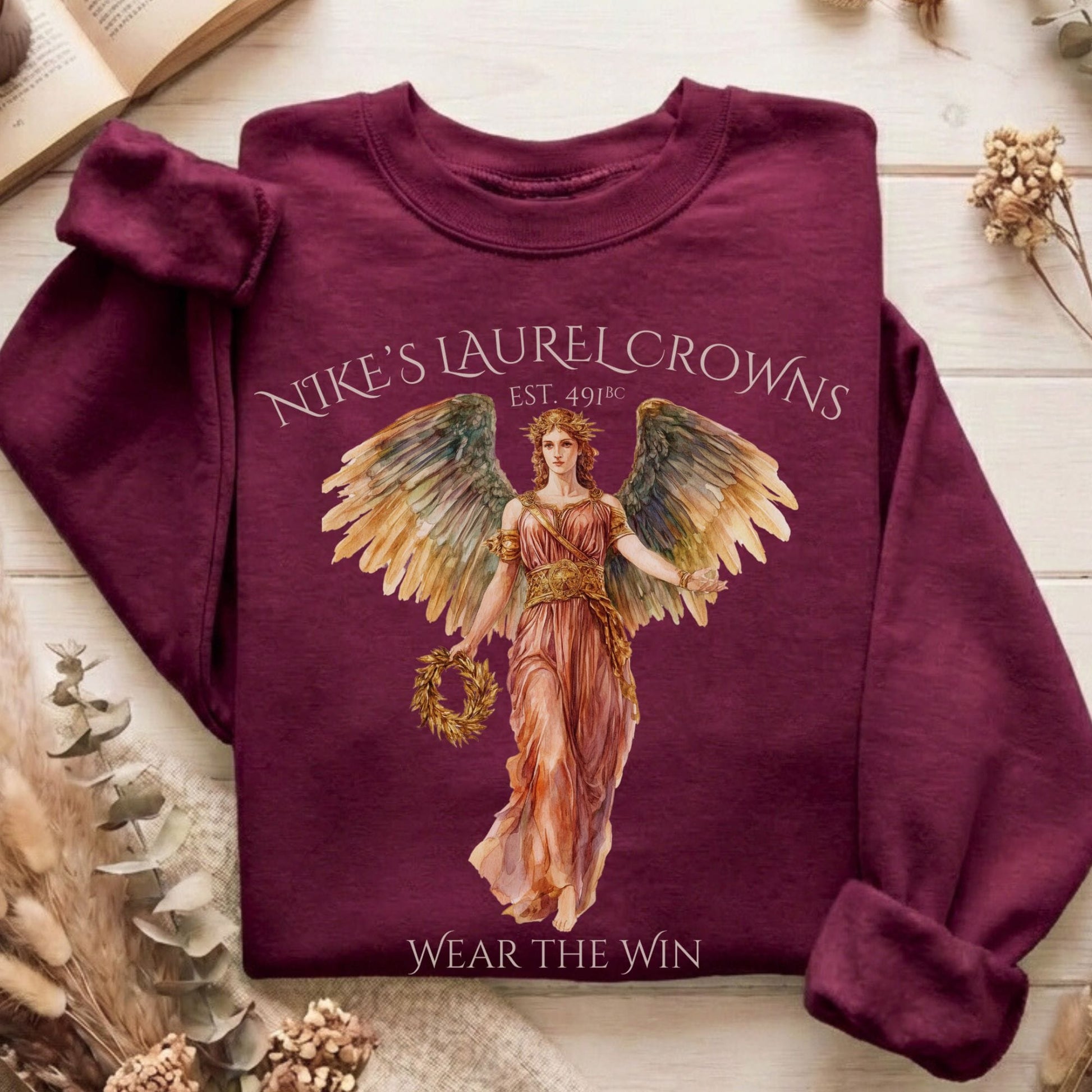 Sweatshirt Maroon / S Design 111 Sweatshirt The Mystic Eden