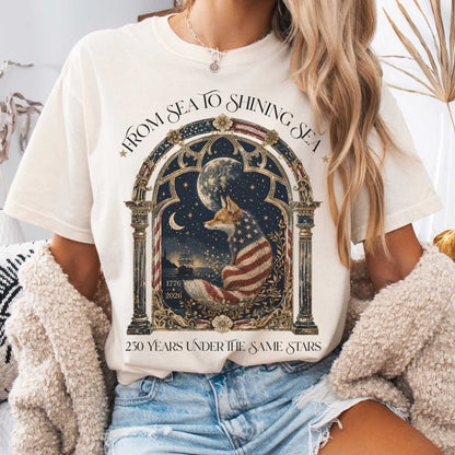 T-Shirt Ivory / S 250 Years Under the Same Stars T-Shirt The Mystic Eden