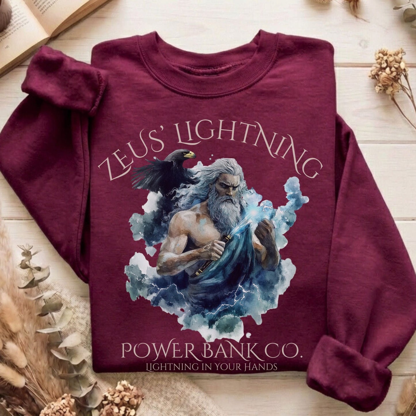 Sweatshirt Maroon / S Design 107 Sweatshirt The Mystic Eden