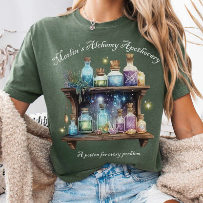 Merlin's Alchemy Apothecary Tee