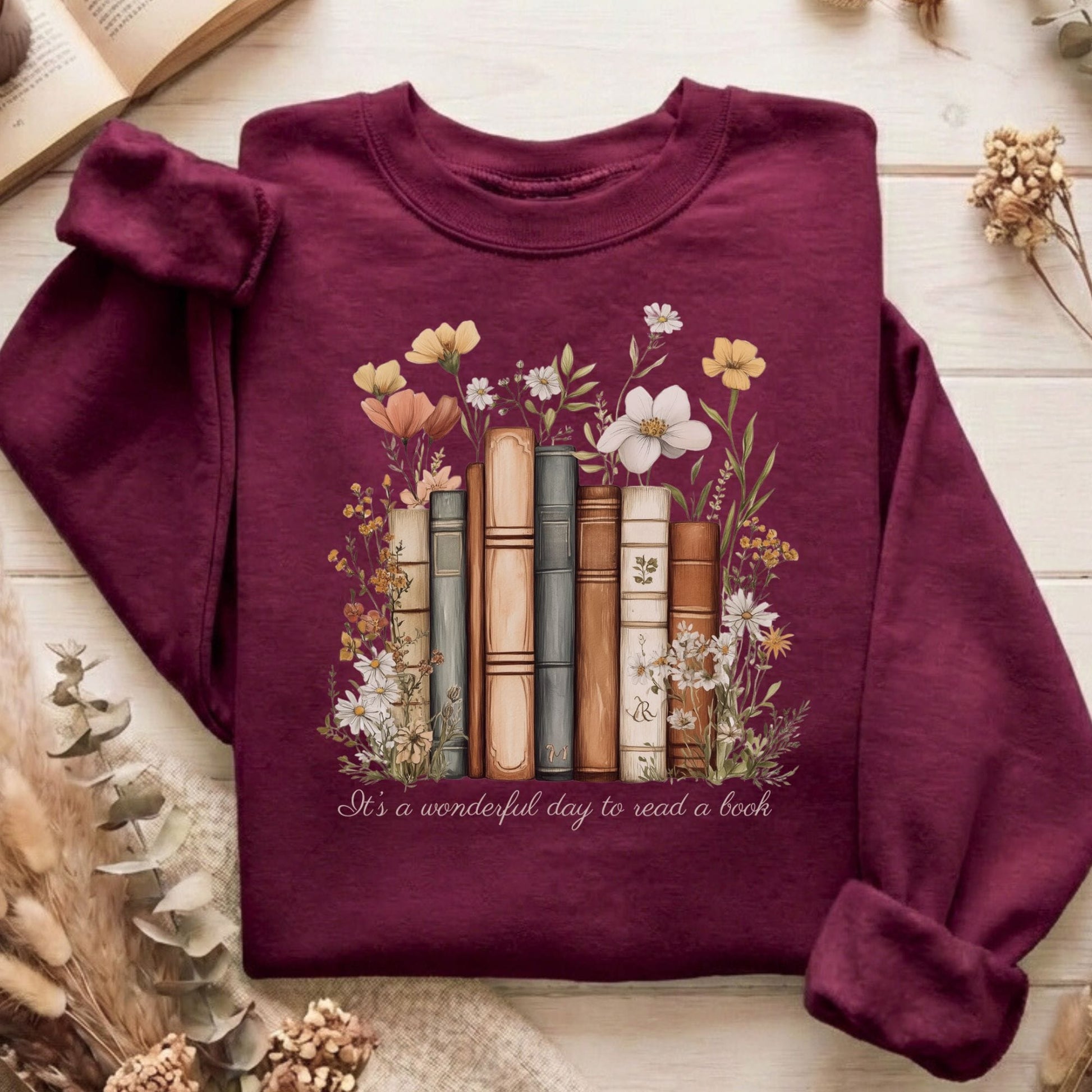 Sweatshirt Maroon / S Design 191 Sweatshirt The Mystic Eden