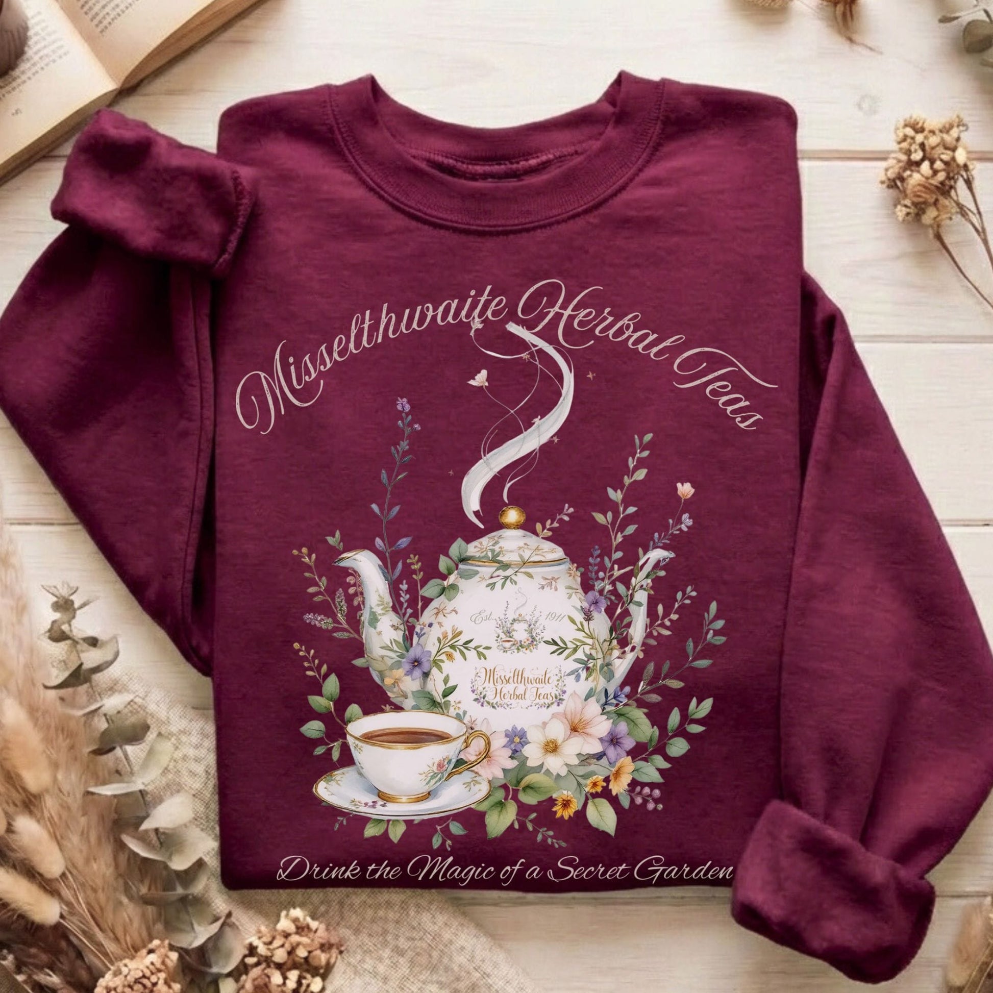 Sweatshirt Maroon / S Design 146 Sweatshirt The Mystic Eden