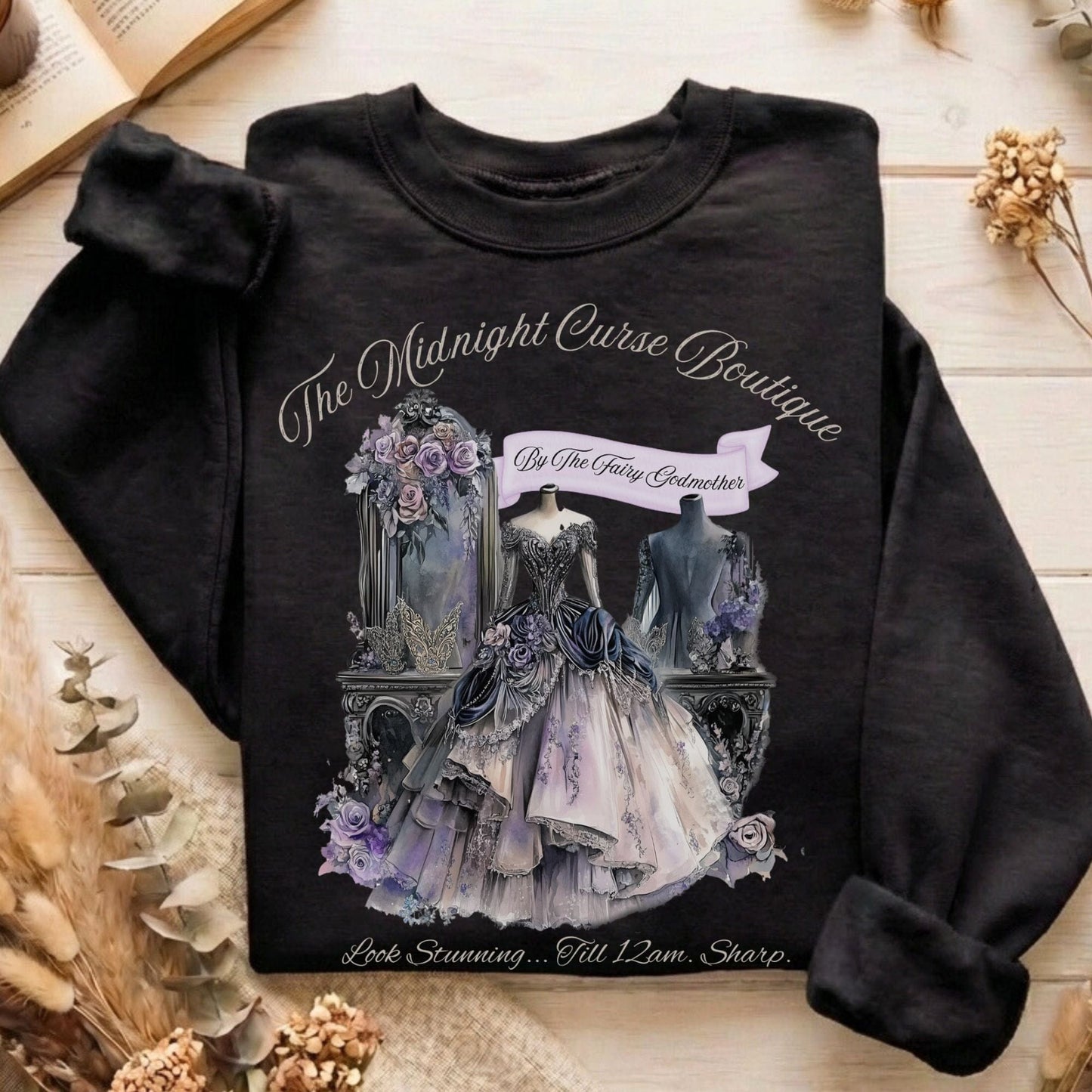 Sweatshirt Black / S Design 180 Sweatshirt The Mystic Eden