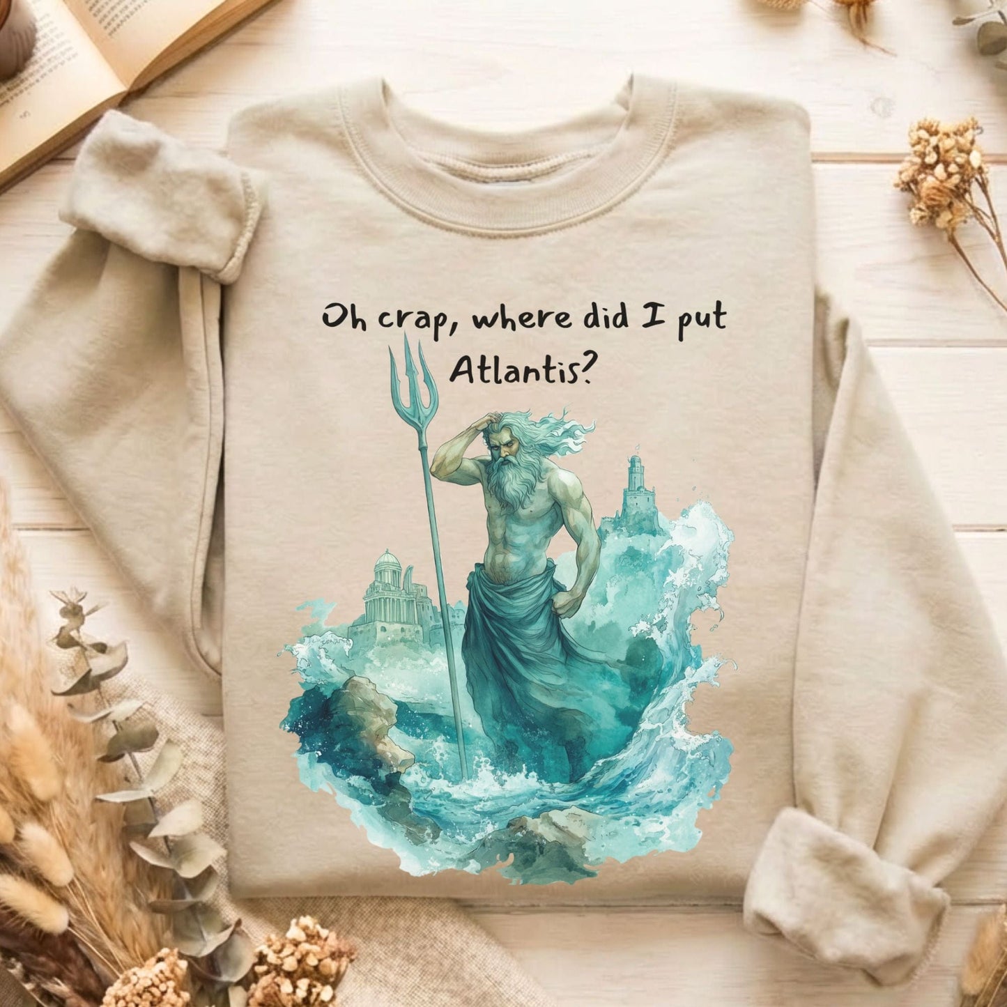 Sweatshirt Sand / S Design 102 Sweatshirt The Mystic Eden