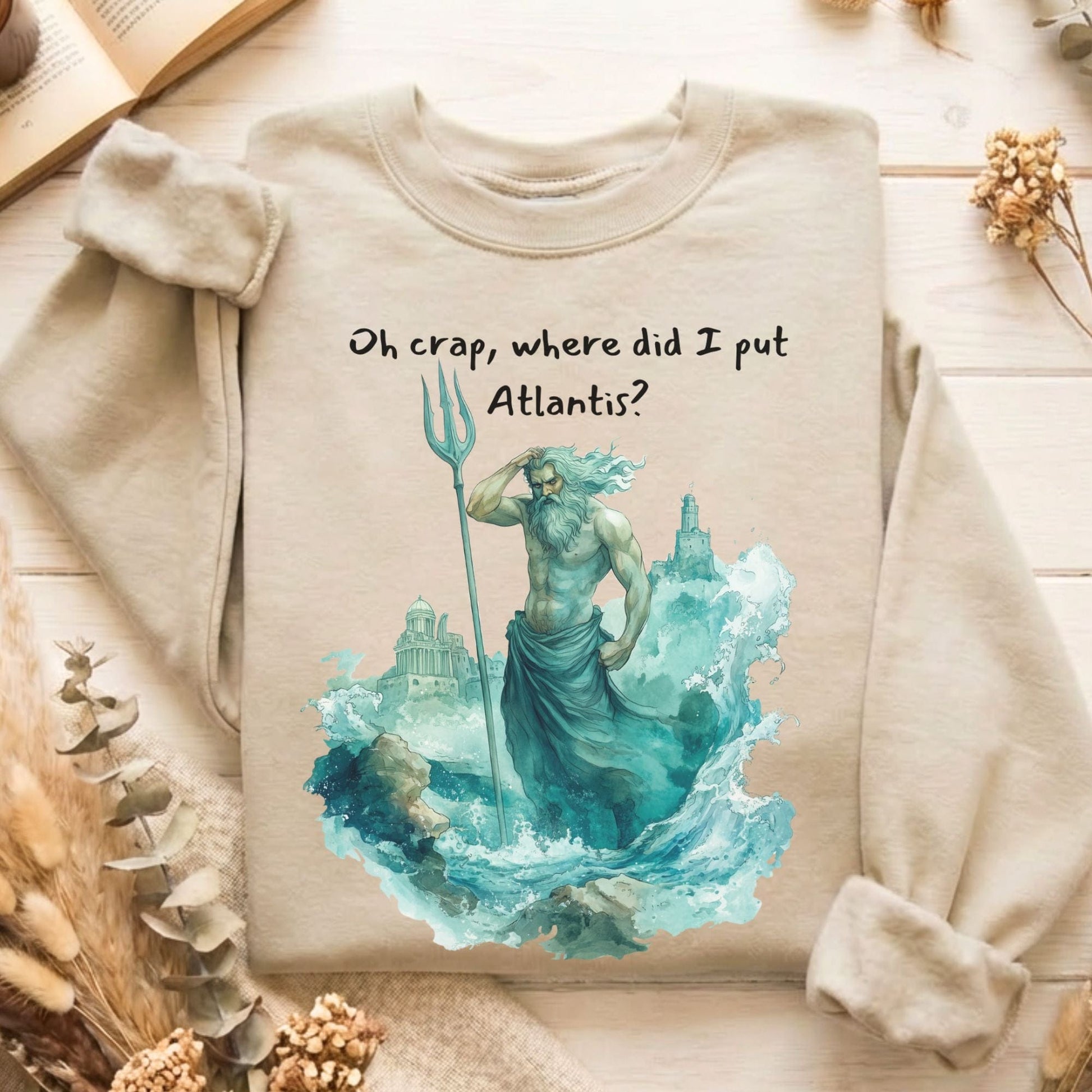 Sweatshirt Sand / S Design 102 Sweatshirt The Mystic Eden