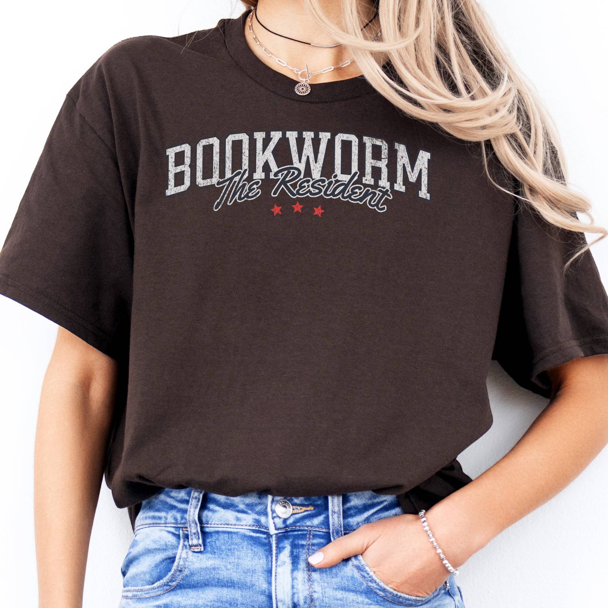 T-Shirts The Resident Bookworm T-Shirt The Mystic Eden