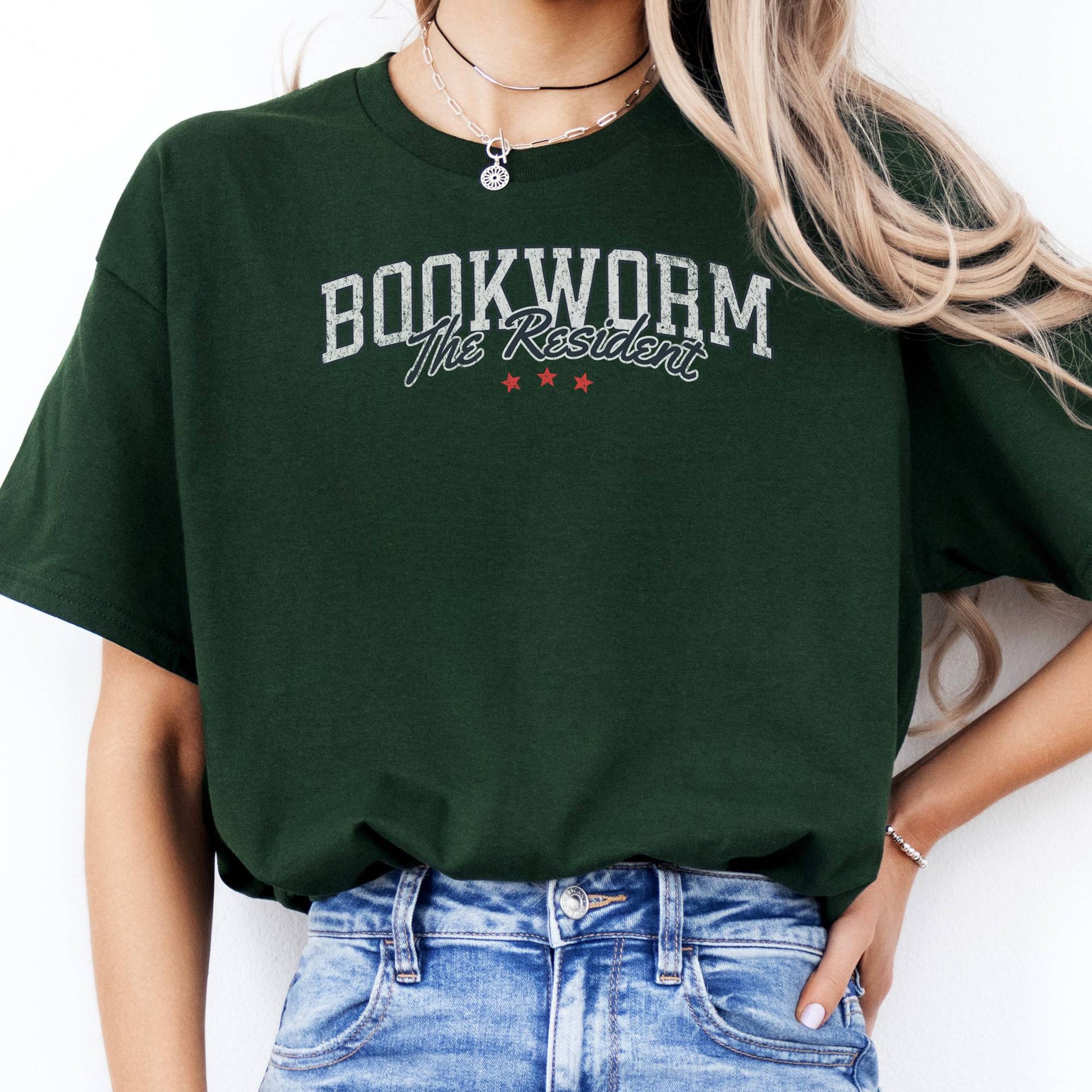 T-Shirts The Resident Bookworm T-Shirt The Mystic Eden