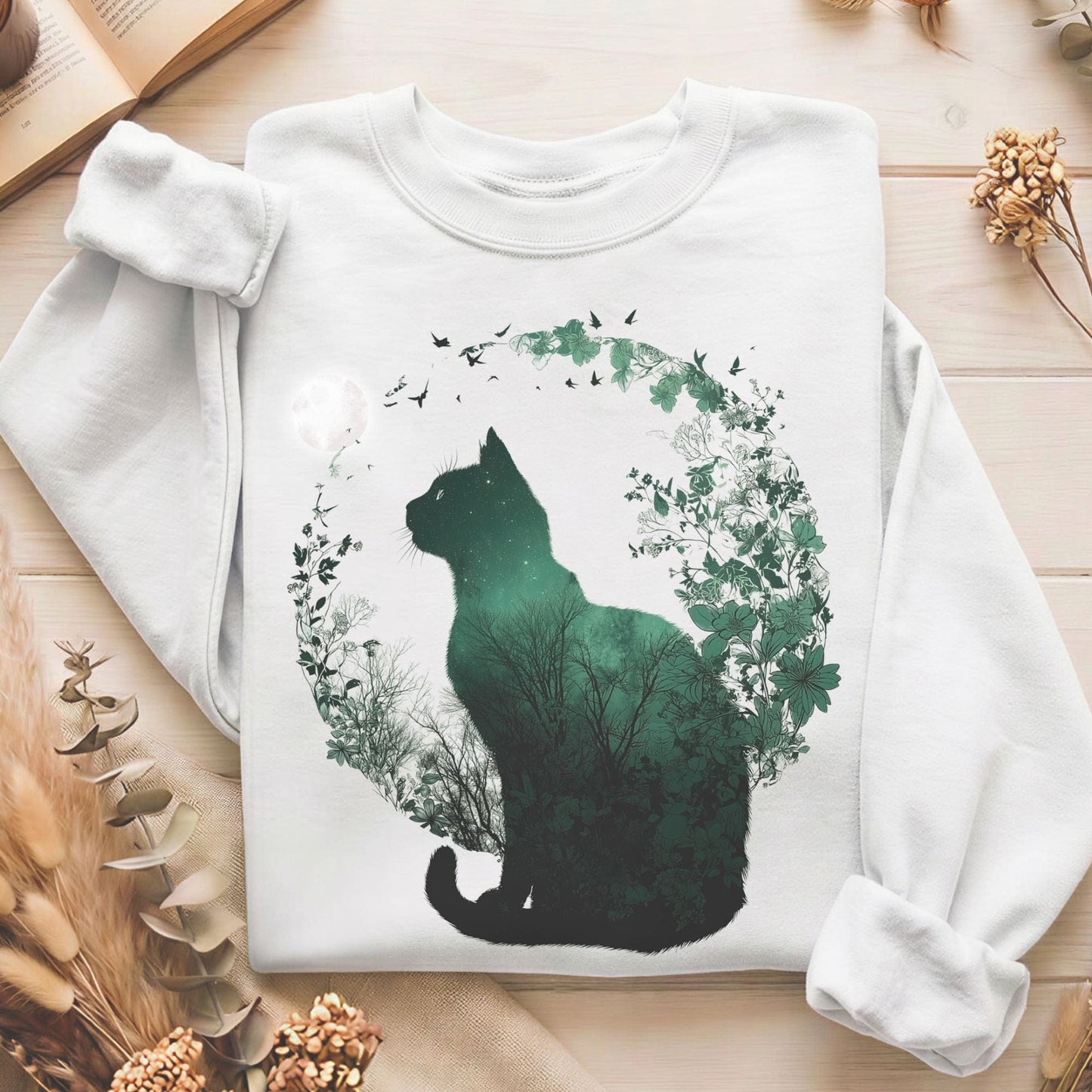 Sweatshirt White / S Design 208 Sweatshirt The Mystic Eden