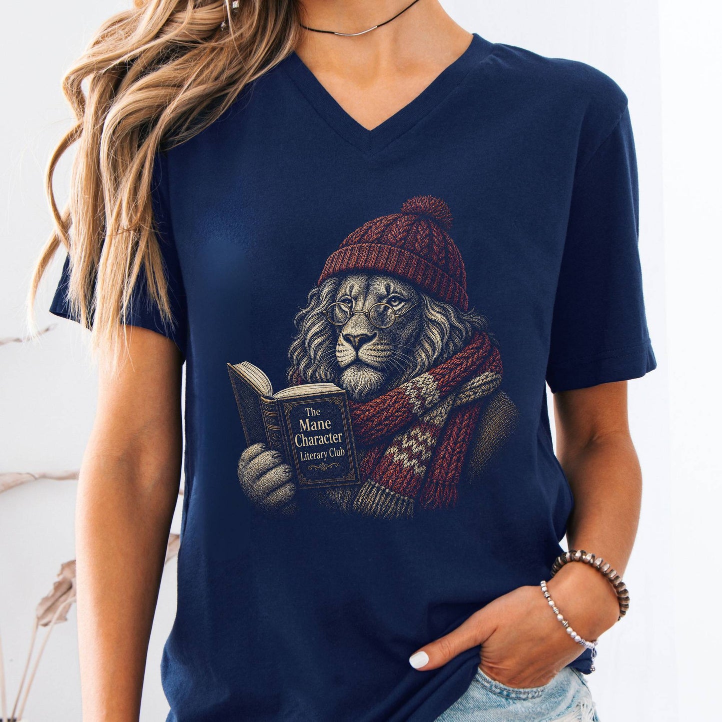 V-neck Navy / S Design 305 V-Neck The Mystic Eden