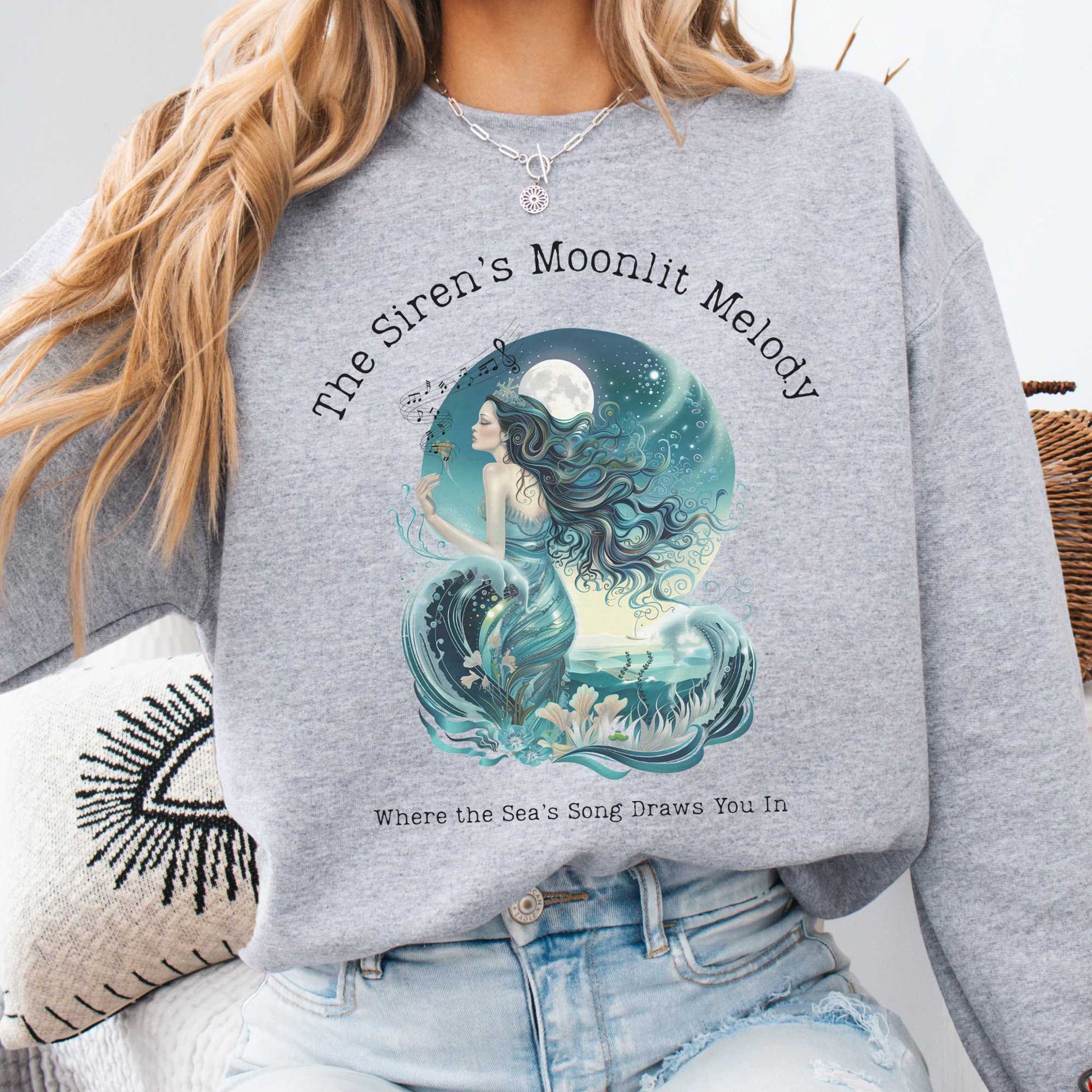 Sweatshirt Design 272 Crewneck Sweatshirt The Mystic Eden