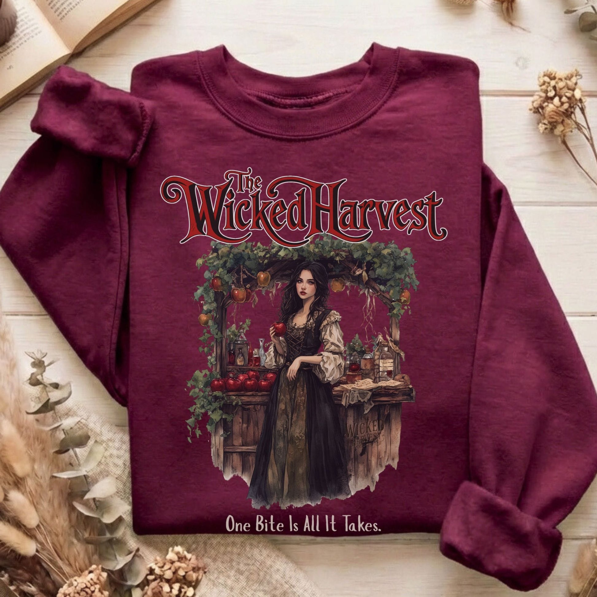 Sweatshirt Maroon / S Design 184 Sweatshirt The Mystic Eden