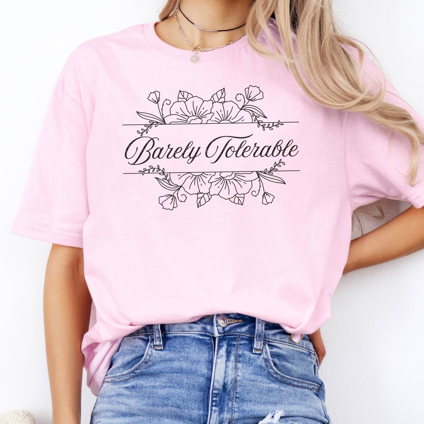 T-Shirt Barely Tolerable Jane Austen T-Shirt The Mystic Eden