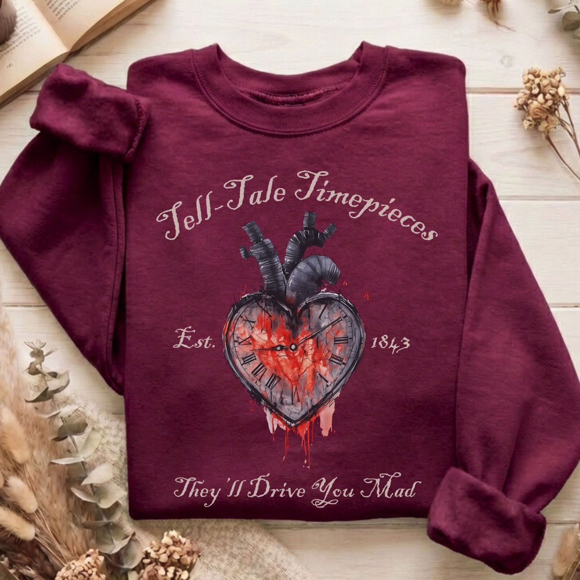 Sweatshirt Maroon / S Design 97 Sweatshirt The Mystic Eden