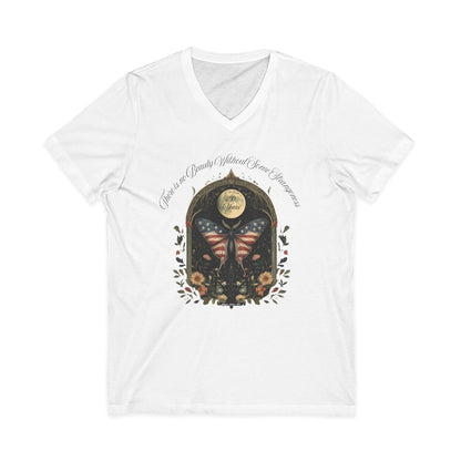 V-neck There Is No Beauty Without Some Strangeness America 250 V-Neck The Mystic Eden