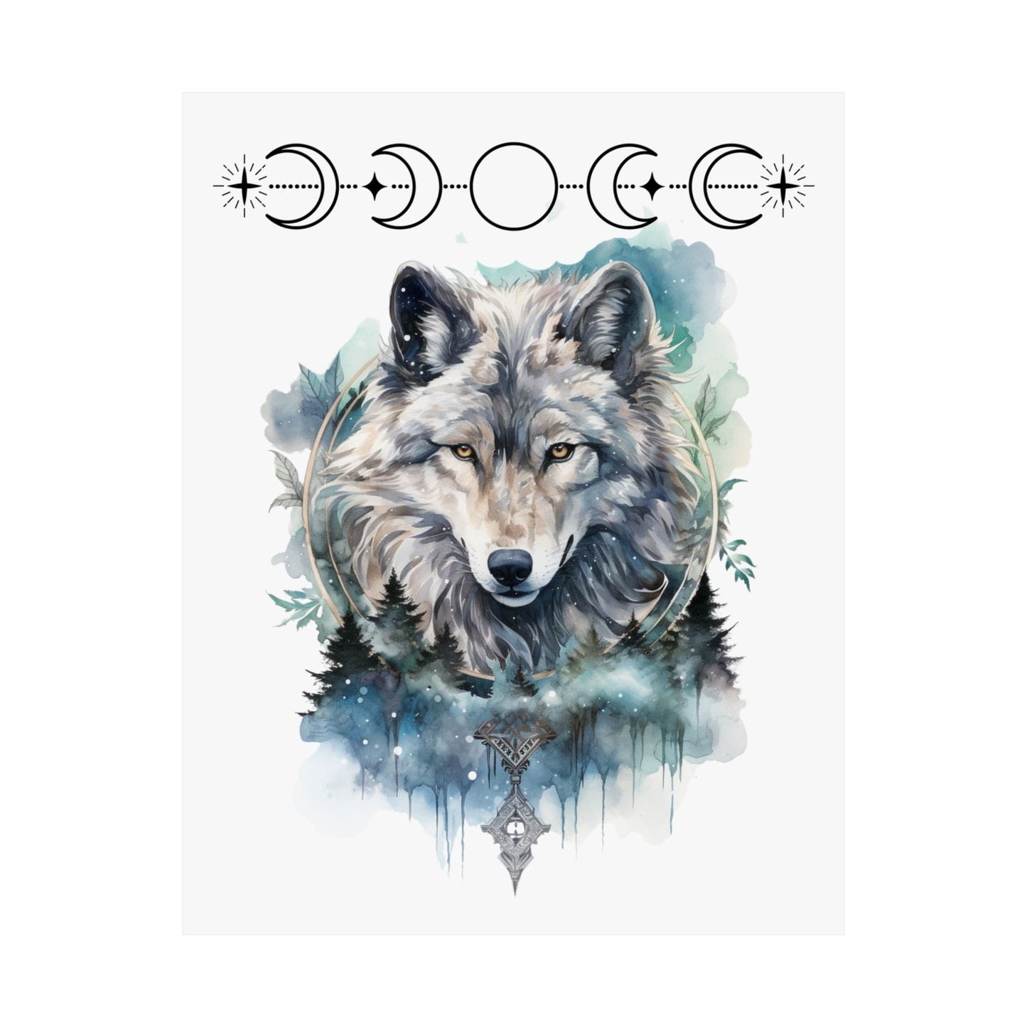 Poster 11″ x 14″ / Matte Design 41B - Art Print The Mystic Eden