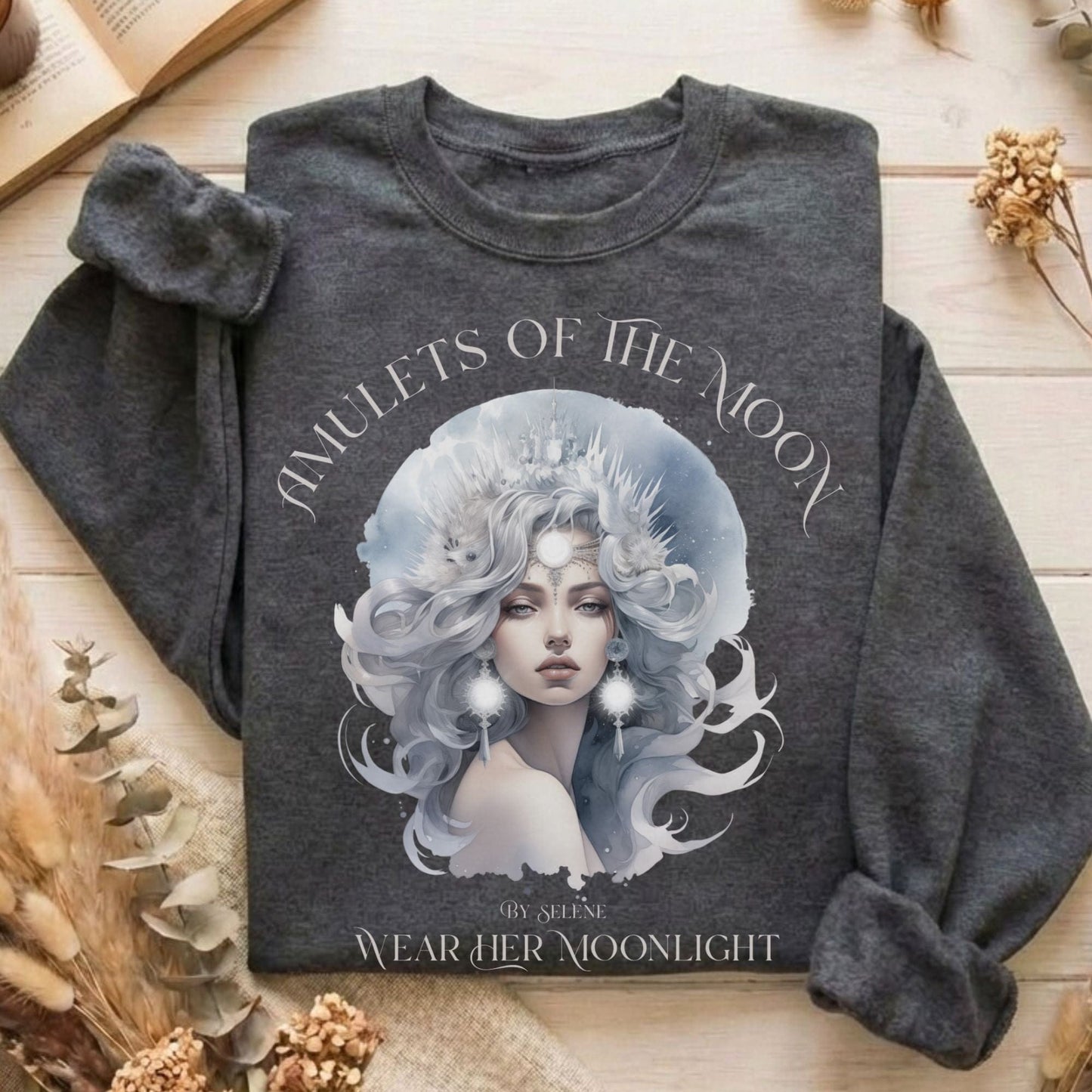Sweatshirt Dark Heather / S Design 217 Sweatshirt The Mystic Eden