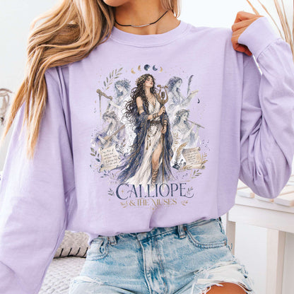Long-sleeve Orchid / S Calliope & The Muses Mythology Long Sleeve The Mystic Eden