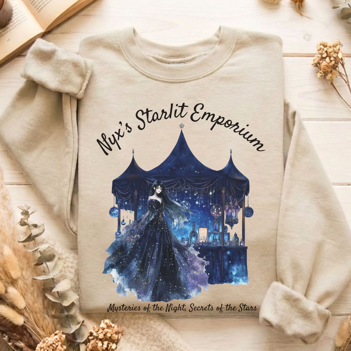 Sweatshirt Sand / S Design 181 Sweatshirt The Mystic Eden