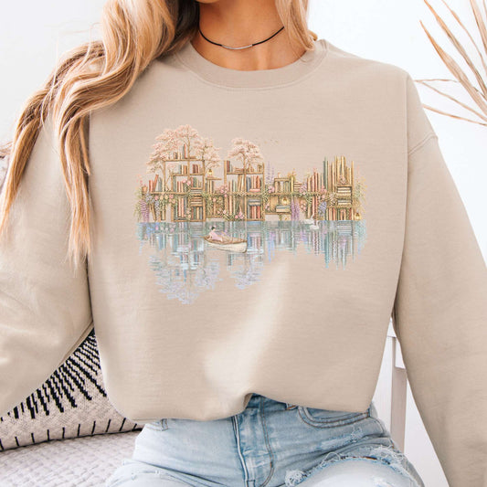 Sweatshirt Sand / S Design 298 Crewneck Sweatshirt The Mystic Eden