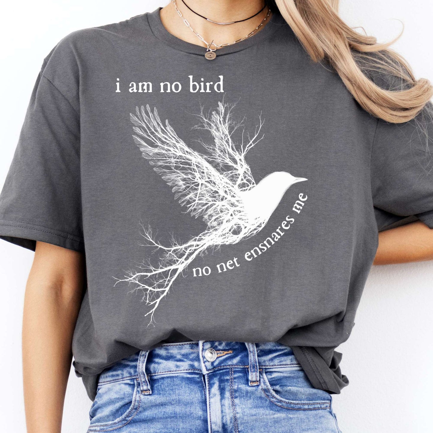 T-Shirt I Am No Bird Jane Eyre Brontë T-Shirt The Mystic Eden