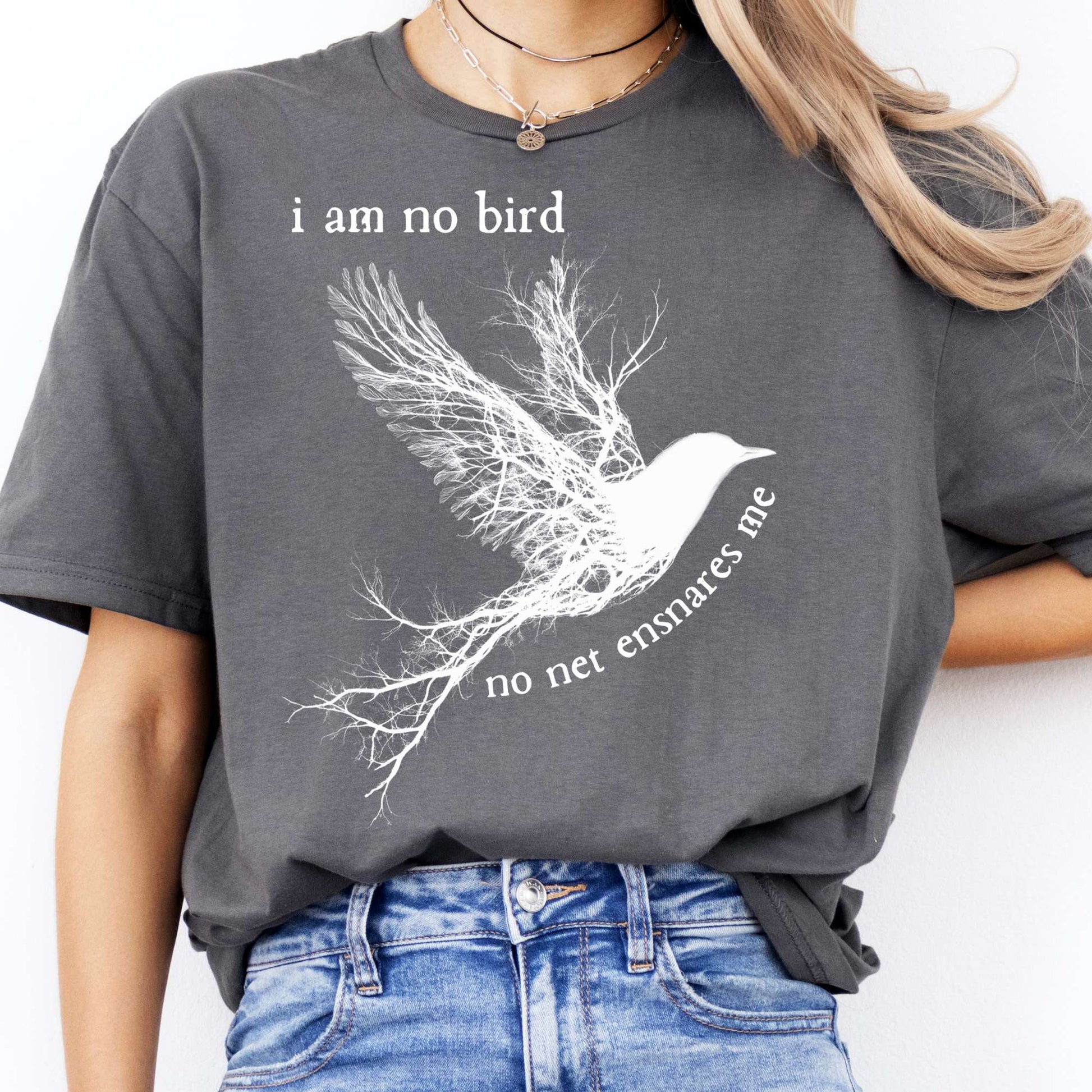 T-Shirt I Am No Bird Jane Eyre Brontë T-Shirt The Mystic Eden