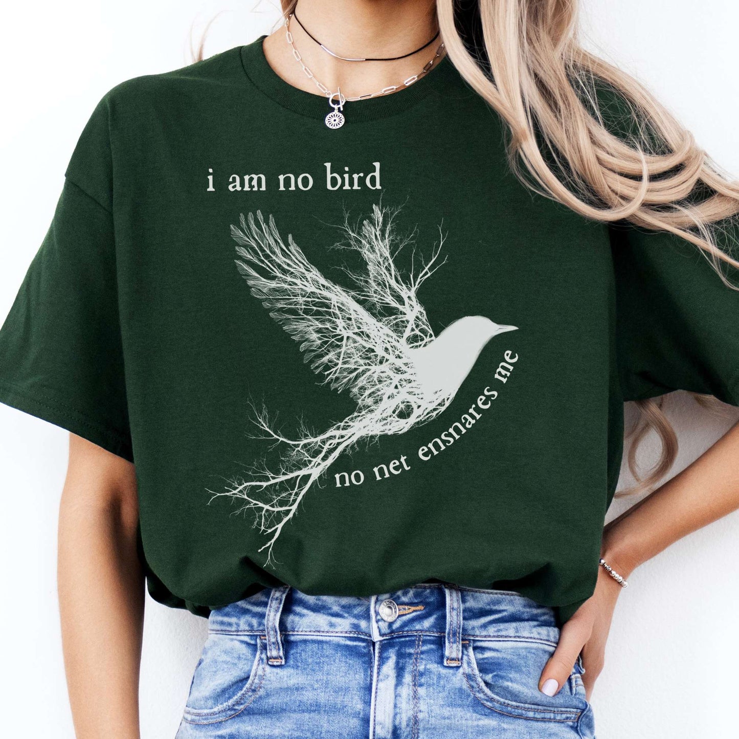 T-Shirt I Am No Bird Jane Eyre Brontë T-Shirt The Mystic Eden