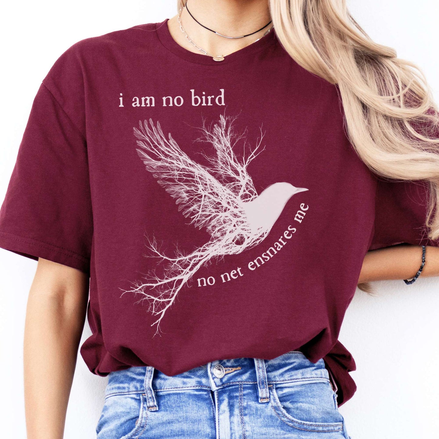 T-Shirt I Am No Bird Jane Eyre Brontë T-Shirt The Mystic Eden