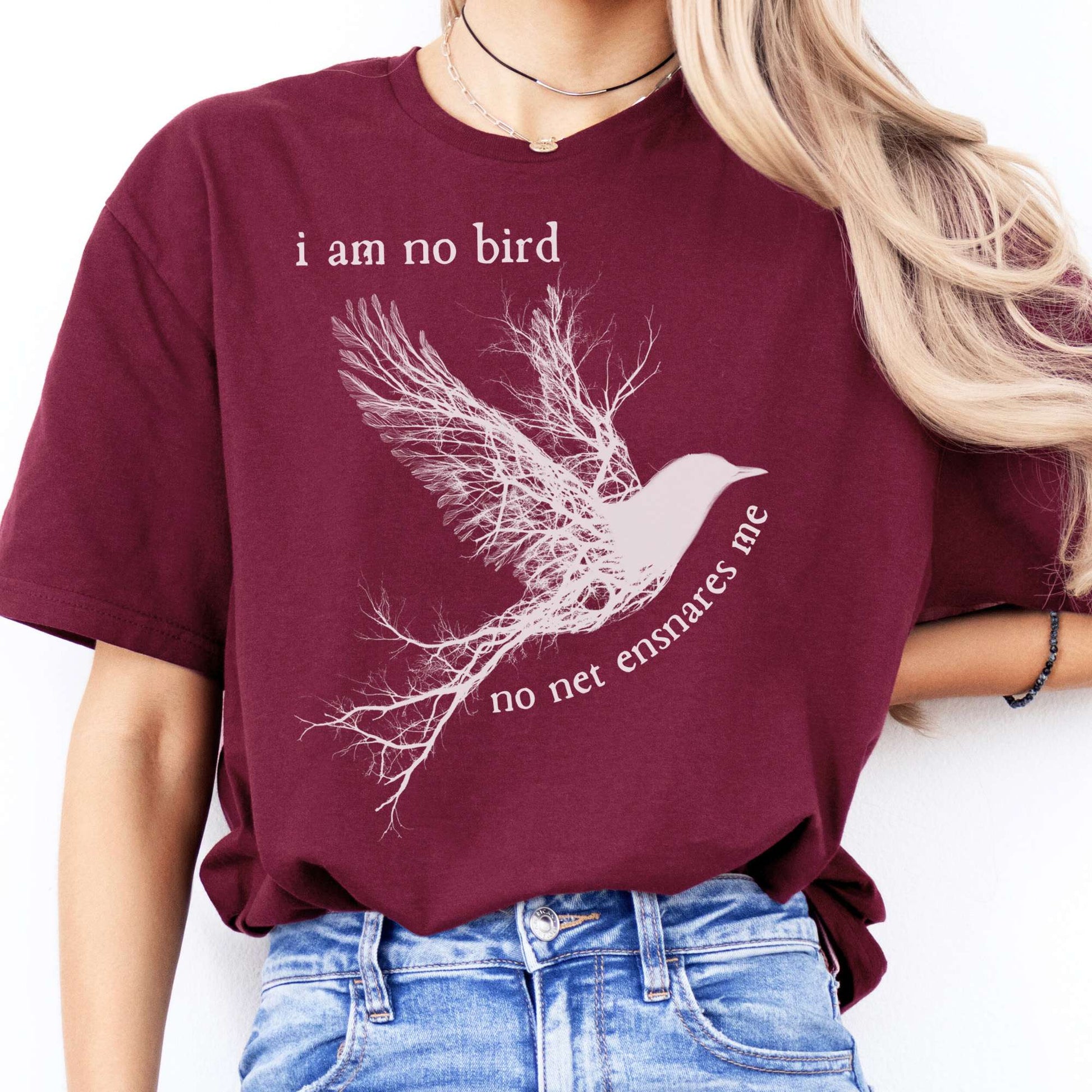 T-Shirt I Am No Bird Jane Eyre Brontë T-Shirt The Mystic Eden