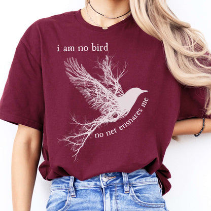 T-Shirt I Am No Bird Jane Eyre Brontë T-Shirt The Mystic Eden