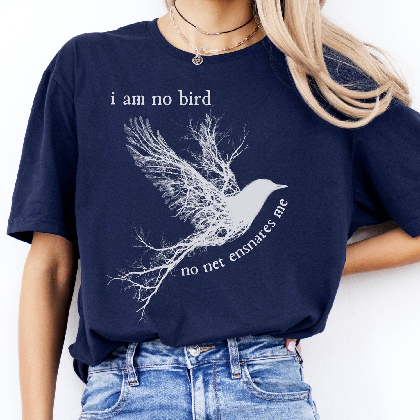 T-Shirt I Am No Bird Jane Eyre Brontë T-Shirt The Mystic Eden