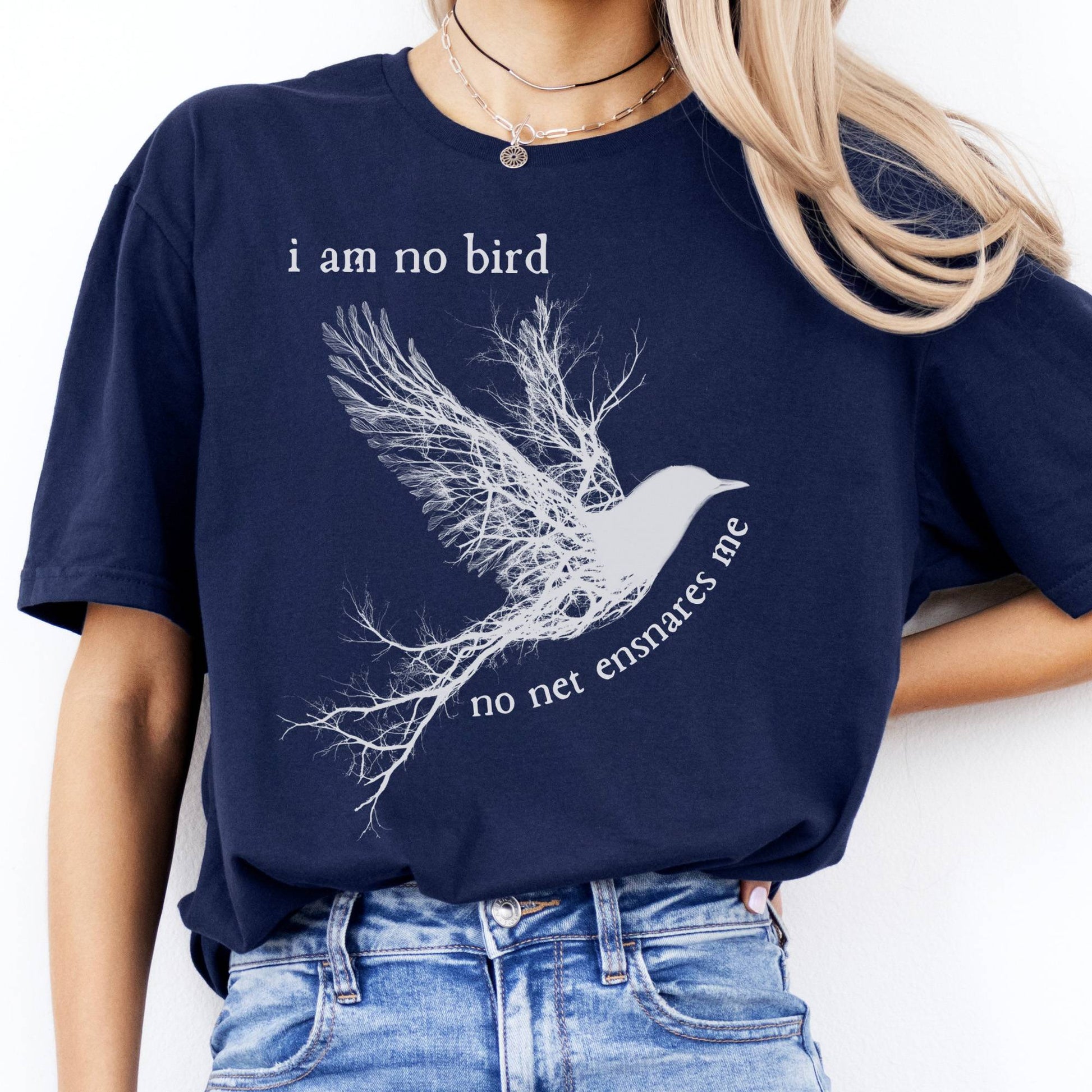 T-Shirt I Am No Bird Jane Eyre Brontë T-Shirt The Mystic Eden