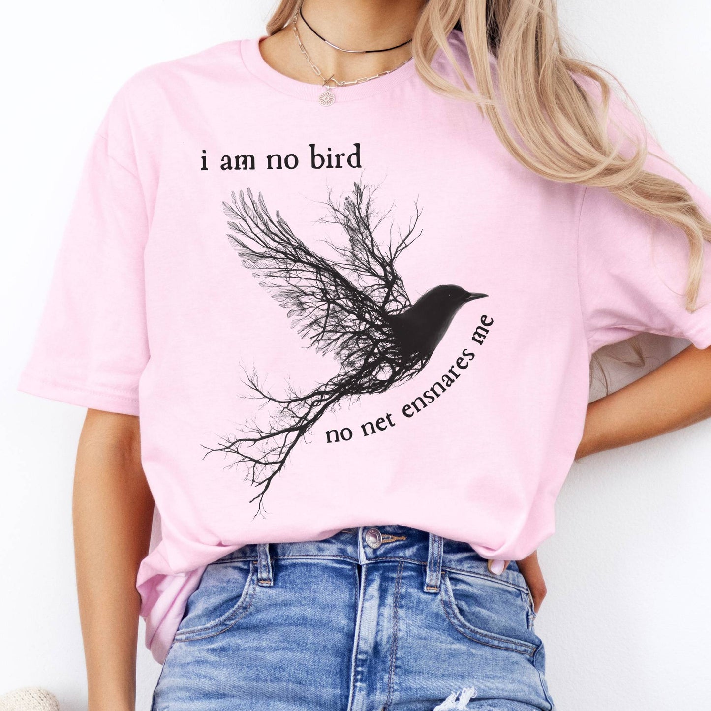 T-Shirt I Am No Bird Jane Eyre Brontë T-Shirt The Mystic Eden