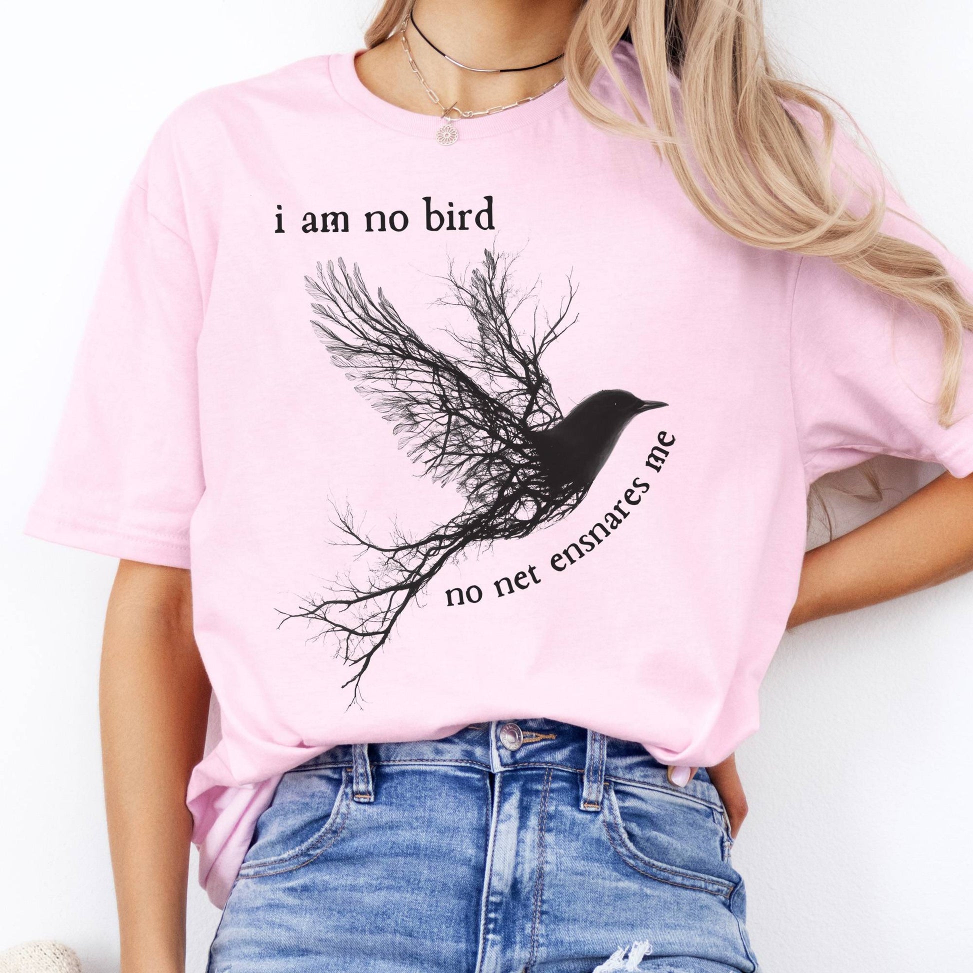 T-Shirt I Am No Bird Jane Eyre Brontë T-Shirt The Mystic Eden