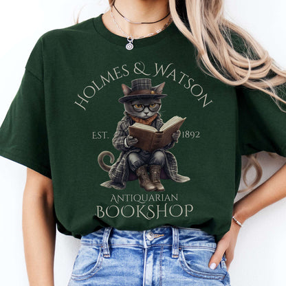 T-Shirt Holmes & Watson Antiquarian Bookshop Sherlock Holmes T-Shirt The Mystic Eden