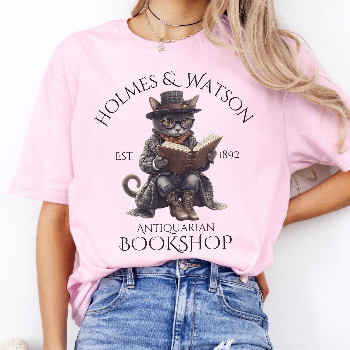 T-Shirt Holmes & Watson Antiquarian Bookshop Sherlock Holmes T-Shirt The Mystic Eden