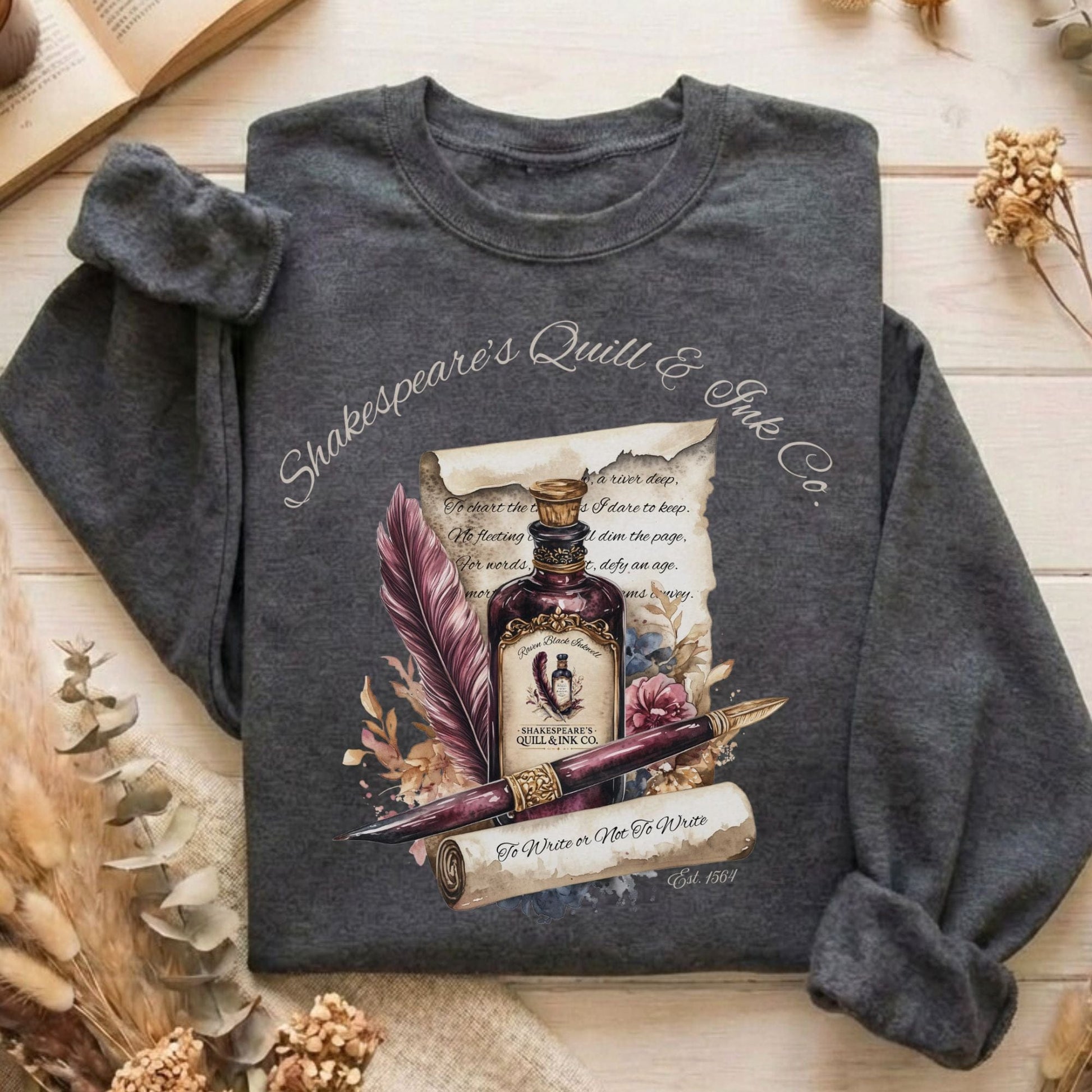 Sweatshirt Dark Heather / S Design 123 Sweatshirt The Mystic Eden