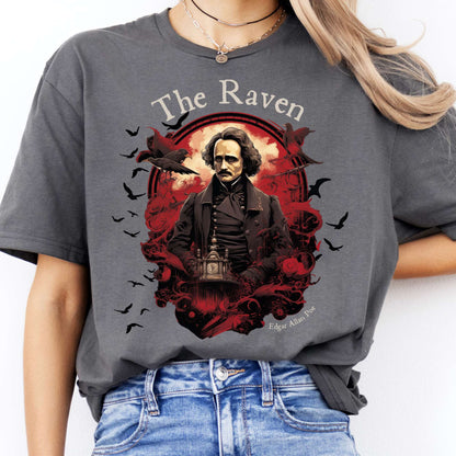 T-Shirt The Raven Edgar Allan Poe T-Shirt The Mystic Eden