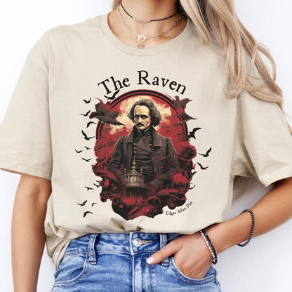T-Shirt The Raven Edgar Allan Poe T-Shirt The Mystic Eden