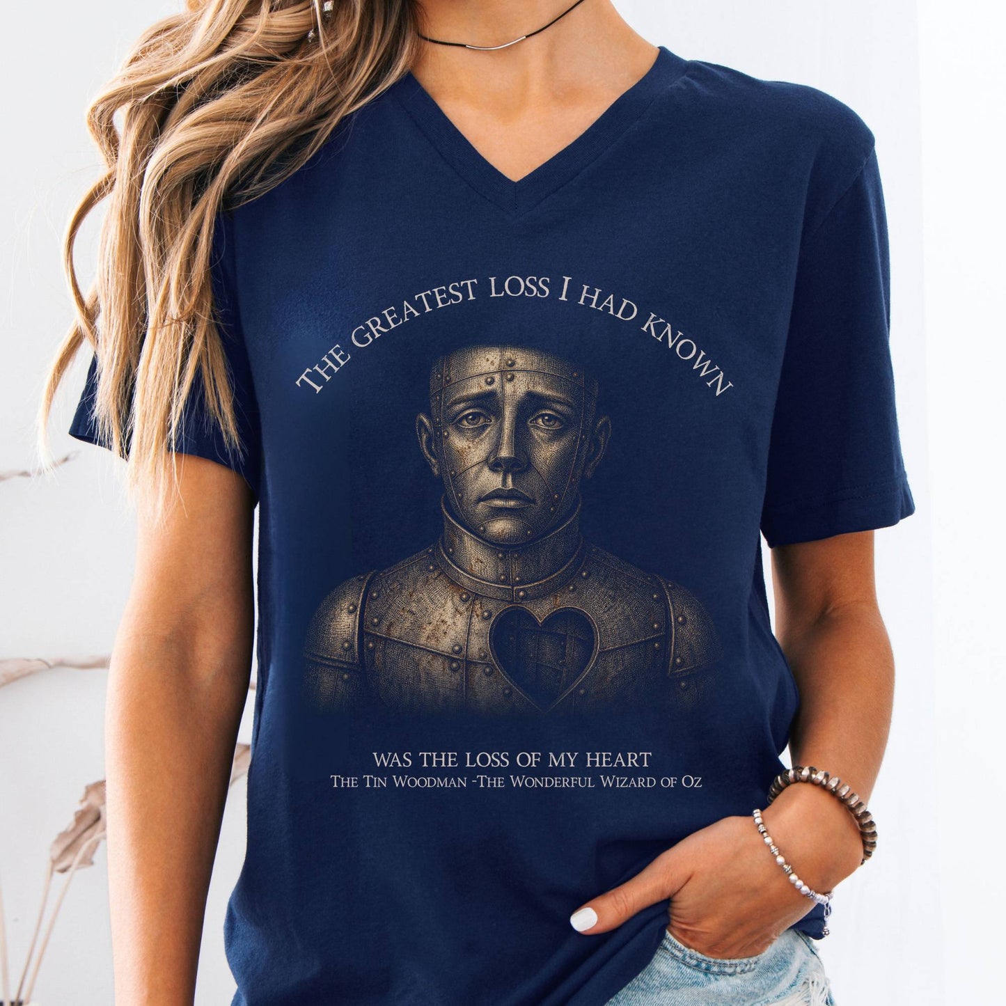 V-neck Navy / S Design 307 V-Neck The Mystic Eden