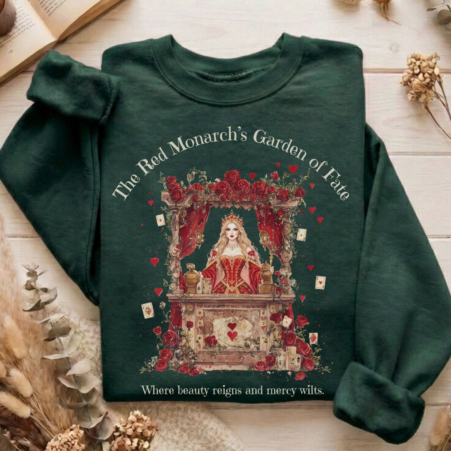 Sweatshirt Forest Green / S Design 258 Crewneck Sweatshirt The Mystic Eden