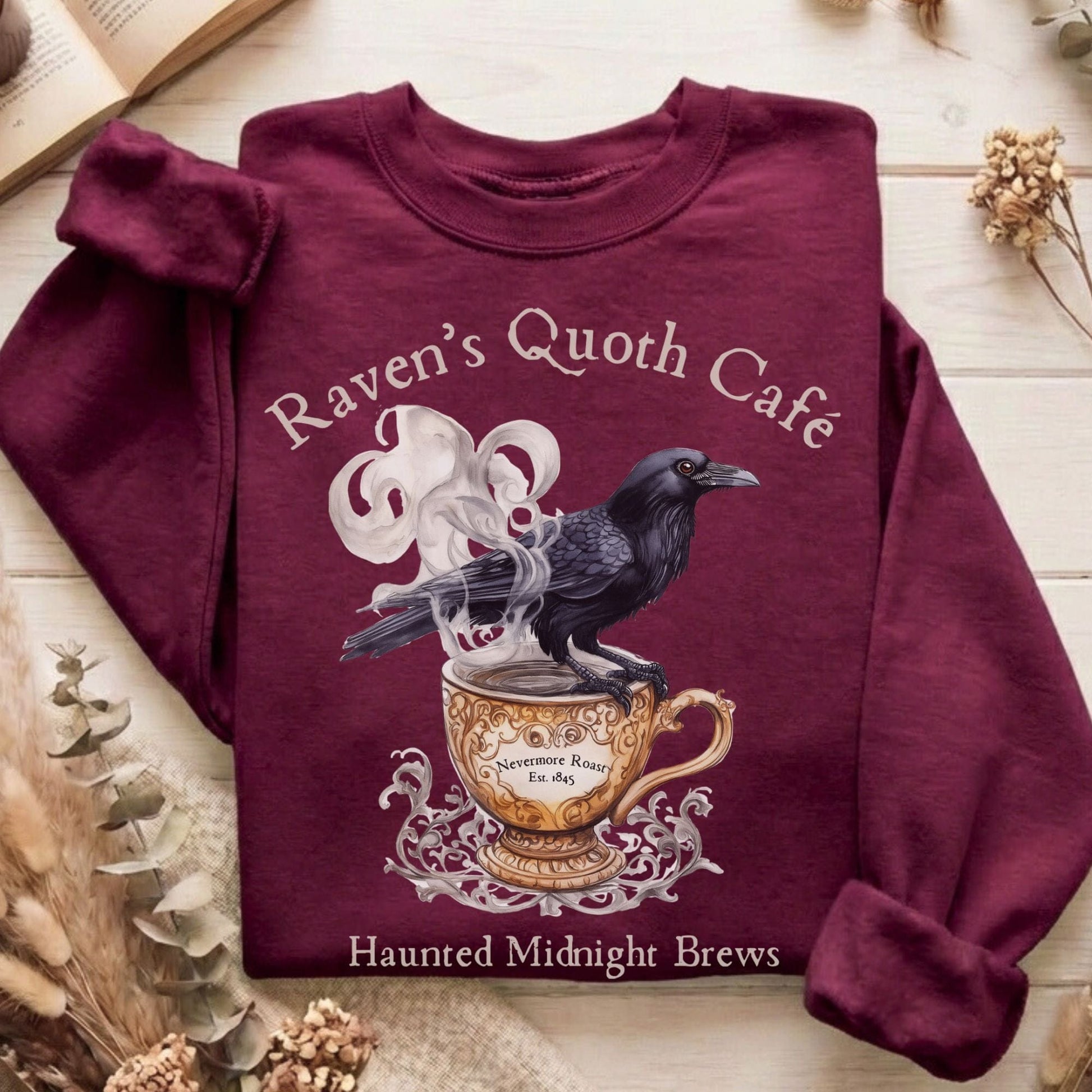 Sweatshirt Maroon / S Design 95 Sweatshirt The Mystic Eden