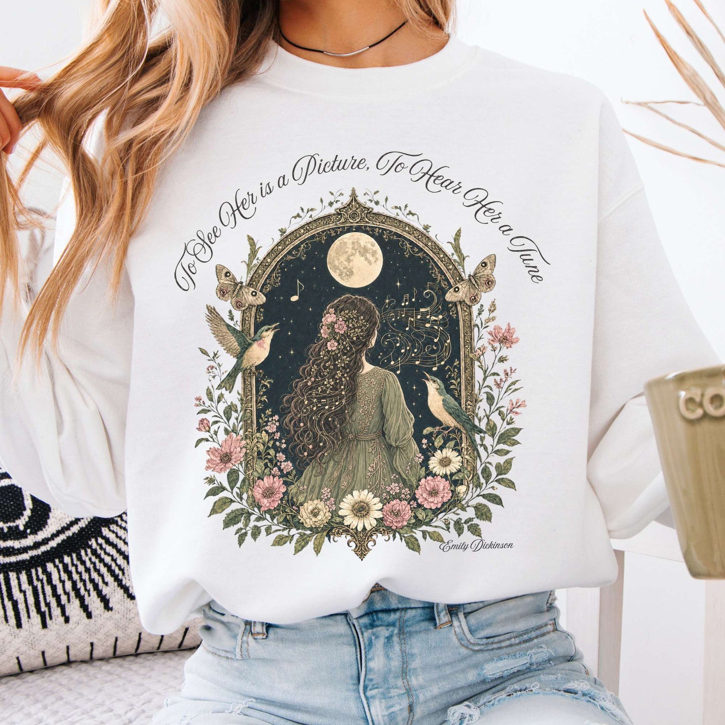 Sweatshirt White / S Design 295 Crewneck Sweatshirt The Mystic Eden