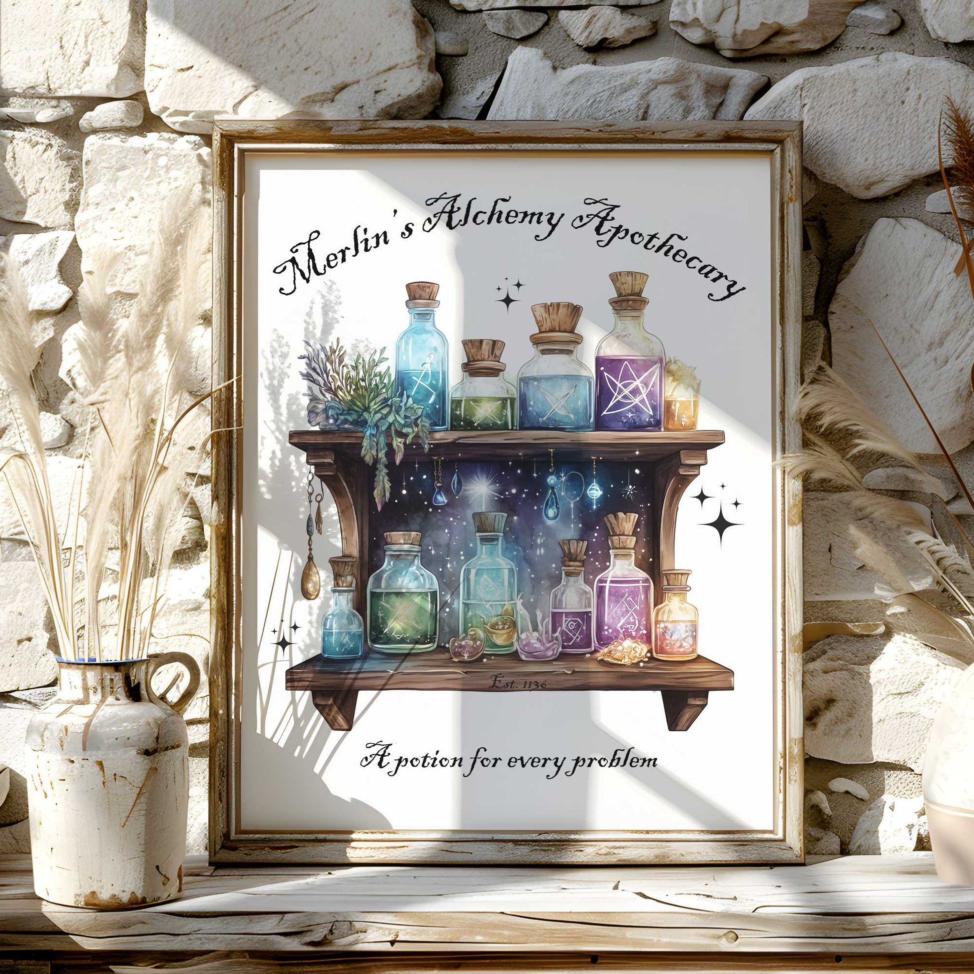 Poster 11″ x 14″ / Matte Design 125A - Art Print The Mystic Eden