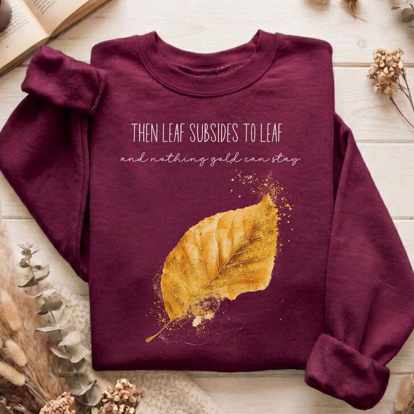 Sweatshirt Maroon / S Design 247 Crewneck Sweatshirt The Mystic Eden
