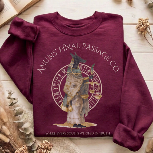 Sweatshirt Maroon / S Design 261 Crewneck Sweatshirt The Mystic Eden